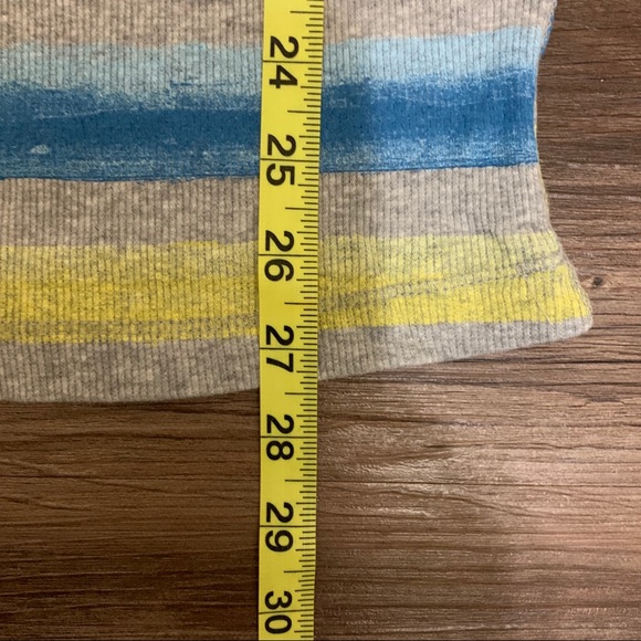 SO Ribbed Racerback Gray, Yellow, And Blue Tank Top Size XL - Picture 8 of 8